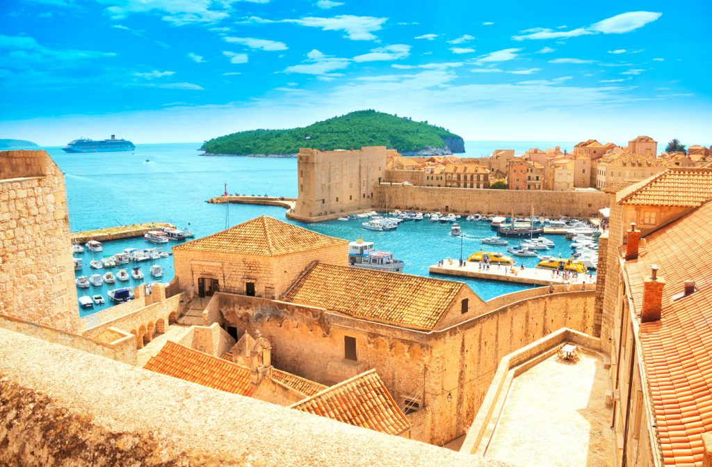 Port of Dubrovnik from the walls